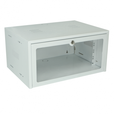 RACK 19 HOR 5U BRANCO C/VISOR C/ABA LATERAL 517L 470P 259A