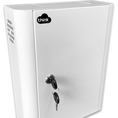 RACK CFTV VERTICAL BRANCO 500L X 095P X 500A