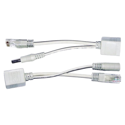 Adaptador Injetor Poe Rj45 Macho E Fêmea