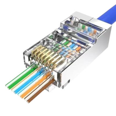 Conector Rj45 Vazado Cat5e - Exbom